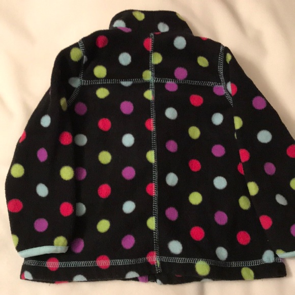 Nannette 2t girls polka dot fleece outfit w/ hat - Picture 3 of 6